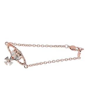 Vivienne Westwood Mayfair Bas Relief Bracelet in Rose Gold Metal
