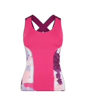 Head Dames-tanktop met grafische print (Roze)