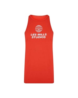Reebok Les Mills Activchill Dreamblend-tanktop voor dames (Rood)