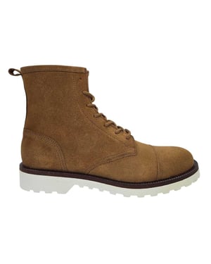 Firetrap Suède enkellaarsjes voor heren (Tan)