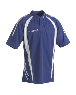 KooGa Teamkleding Childrens Unisex Sports Print/Panel Match Shirt (Koninklijk/Wit)