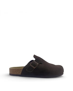 Jack Wills Leren muiltjes voor dames (Bruin)