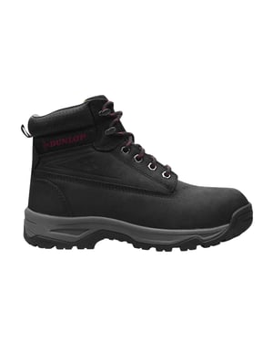 Dunlop Dames/Dames Nubuck veiligheidslaarzen met stalen neus (Zwart)