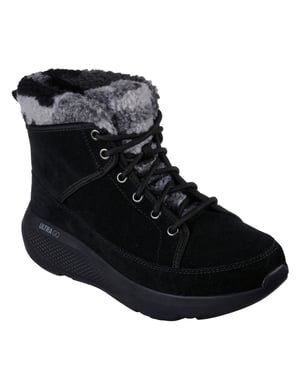 Skechers OTG Elevate hoge sneakers voor dames (Zwart/Grijs)