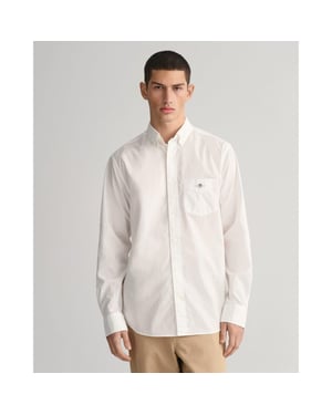 Gant Heren Poplin Overhemd (Wit)