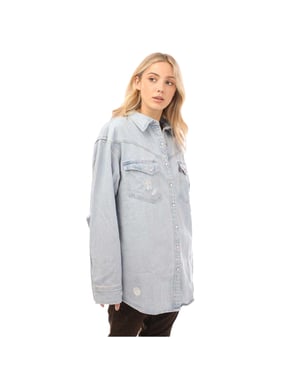 Levis Dam Dorsey Xl Oversized skjorta (Blå)