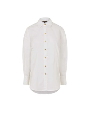 Biba Dames-T-shirt met lange mouwen (Wit)