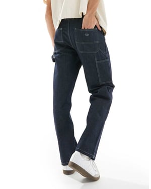 Jack & Jones Eddie löst passande snickarjeans i mörk indigo