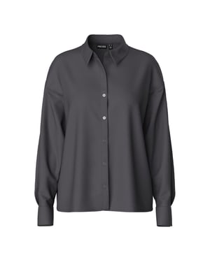 Pieces Dames/Dames Relaxed Fit Shirt Met Lange Mouwen (Magneet)