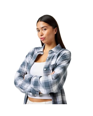 Jack Wills Dames/Dames Flanellen Overhemd (Storm)