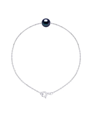 Bracelet Real Cultured Freshwater Pearl Round 7-8 mm