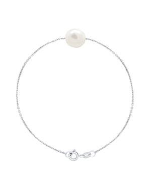 Bracelet Real Cultured Freshwater Pearl Baroque 10-11 mm