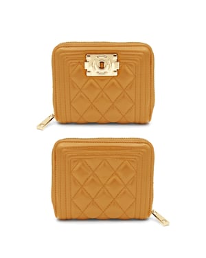 Zipped Quilted Wallet