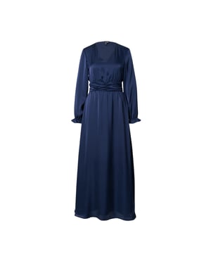 Vero Moda Honingkleurige wikkeljurk met V-hals voor dames (Navy Blazer)