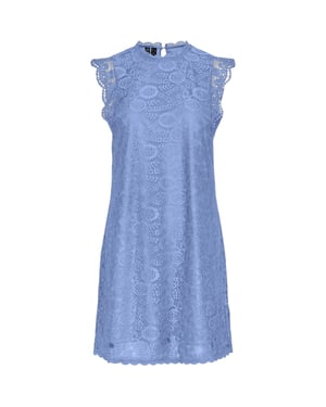 Pieces Olline kanten casual mini-jurk voor dames (Hortensia)