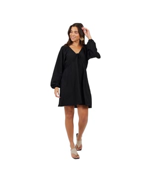 Brave Soul Dames/Dames A-lijn Mini Jurk (Zwart)