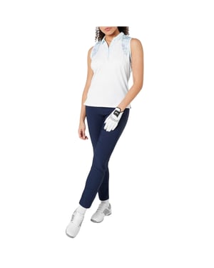 Slazenger Golfbroek met rechte pijpen voor dames (Marine)
