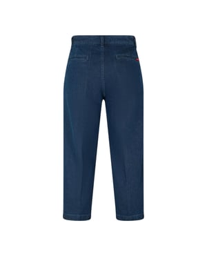 Levis Chino voor heren met visgraatpatroon, wijde pijpen en een losse pasvorm (Blauw)