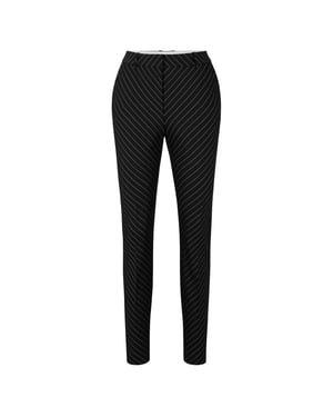 Boss Dames/Dames Tamata Pinstripe Sigarettenbroek (Zwart)