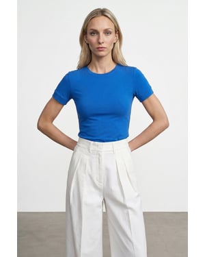 Dames Slim Fit Crew Neck T-Shirt