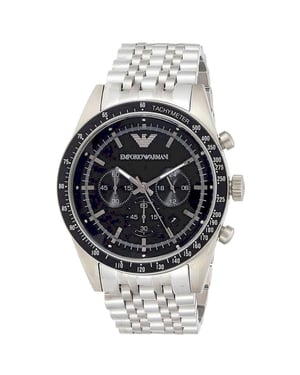 Emporio Armani Mens Watch Quartz silver
