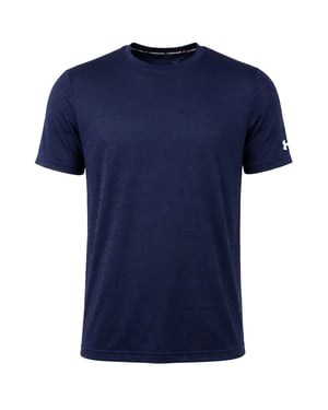 Under Armour Seamless Wordmark Mens Navy T-Shirt