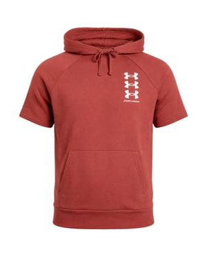 Under Armour Rival Fleece Multilogo Mens Red T-Shirt