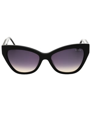 Guess Shiny Black Cat Eye Sunglasses
