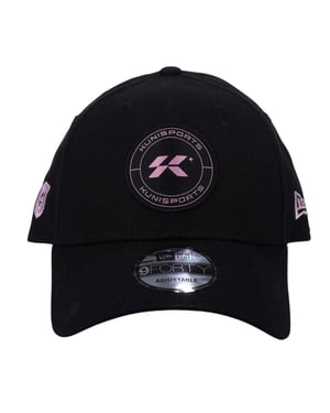 New Era Unisex volwassen 9Forty Sport Baseball Cap (Zwart)