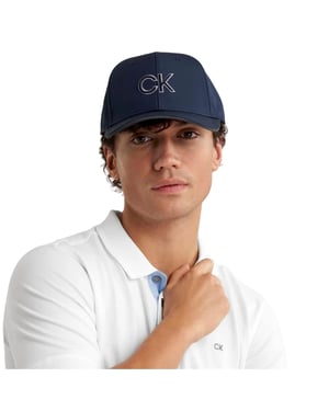 Calvin Klein Baseballkeps för män (golf) (Mörkblått)