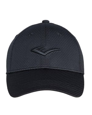 Everlast Mesh pet met geborduurd logo voor volwassenen (Drievoudig zwart)