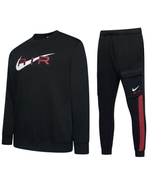 Nike Air Tracksuit Set Black/Red