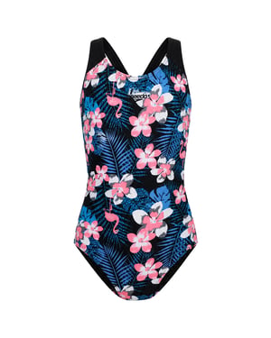 Speedo JungleGlow AOP Splashback Kids Multicolour Swimsuit