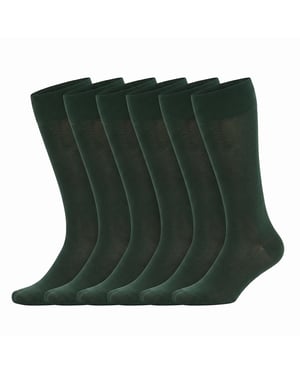 6 Par Herrexecutivstrumpor KL66030