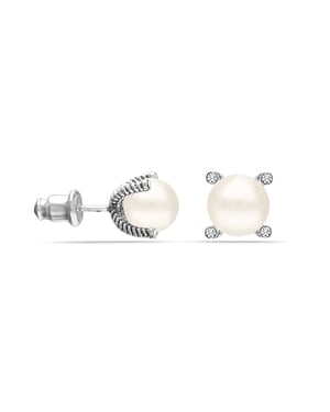 Vrouwen Serene Light Oorbellen 925 Sterling Zilver met Cubic Zirconia BIPE057