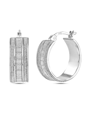 Dames Oorbellen in 925 Sterling Zilver met Cubic Zirconia BIPE088