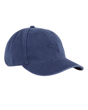 Puma Unisex Vuxen Essential Classic Logo Baseball Cap (Marinblått)