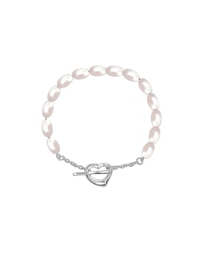 Damenarmband met Ovale Parel in 925 Sterlingsilver BIPU018