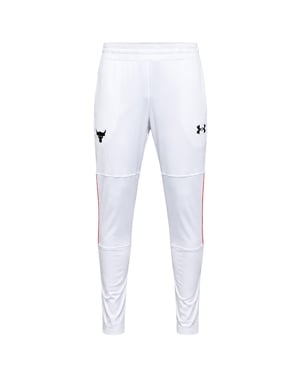 Under Armour x Project Rock Knit Mens White Track Pants