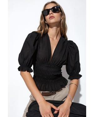 Aangename Chiffon Blouse met V-hals