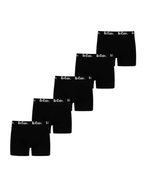 Lee Cooper Heren Cooper Essential Boxershorts (Set van 5) (Zwart)