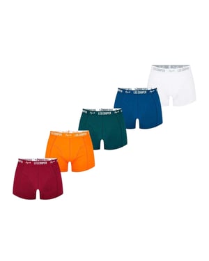 Lee Cooper Heren Cooper Essential Boxershorts (Set van 5) (Brights)
