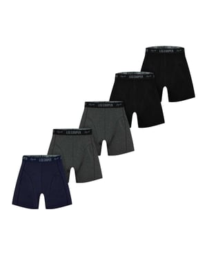 Lee Cooper Heren Cooper Essential Boxershorts (Set van 5) (Kern Zwart)