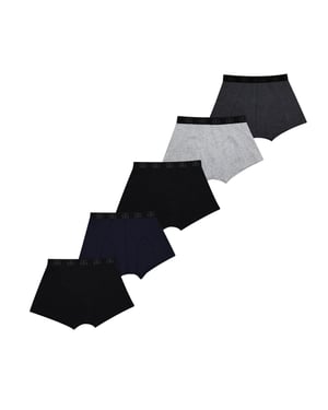Giorgio Jongens Boxer Shorts (Verpakking van 5) (Kern Zwart)