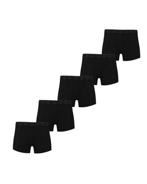 Giorgio Jongens Boxershorts (Verpakking van 5) (Zwart)