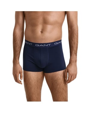 Gant Stretch-boxershorts voor heren (set van 3) (Zwart)