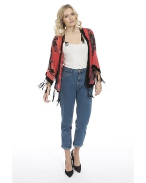 Silk Devore Short Jacket