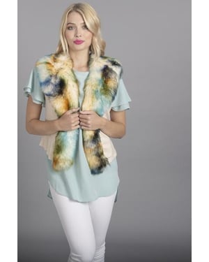 Luxury Faux Fur Suede Gilet