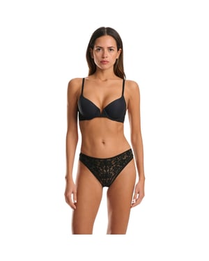 Wolford Bikinibroekjes met kant en middelhoge taille voor dames (Zwart)