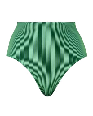 Puma Dames/Dames Streep Hoog Taille Bikinibroekje (Groen)
